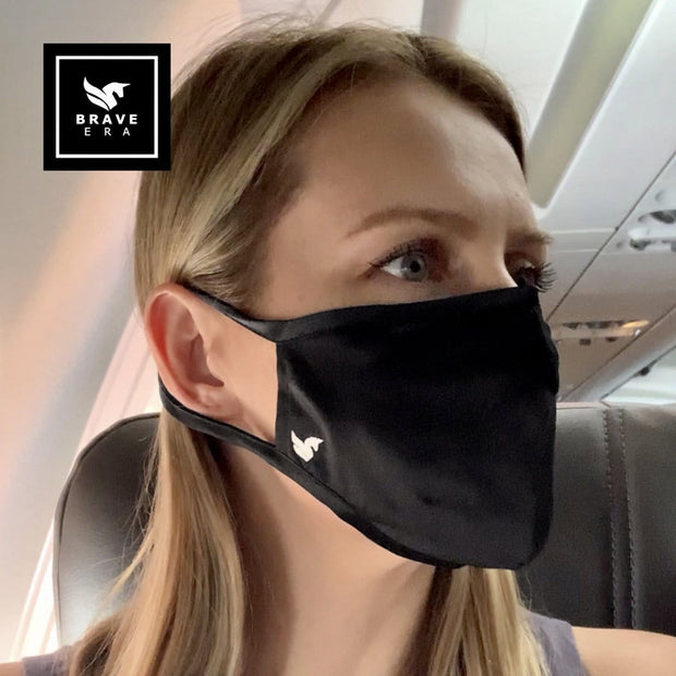 Naturally Hypoallergenic 100% Silk Face Mask by BRAVE ERA - Brave Era